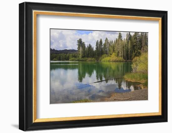 Lake located at the northeast corner of Lassen Volcanic Park in Northern California.-Mallorie Ostrowitz-Framed Photographic Print