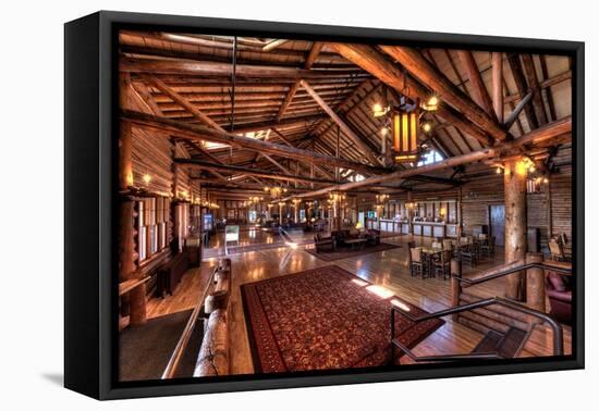 Lake Lodge Interior Yellowstone-Steve Gadomski-Framed Premier Image Canvas