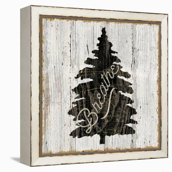 Lake Lodge X Neutral-Sue Schlabach-Framed Stretched Canvas