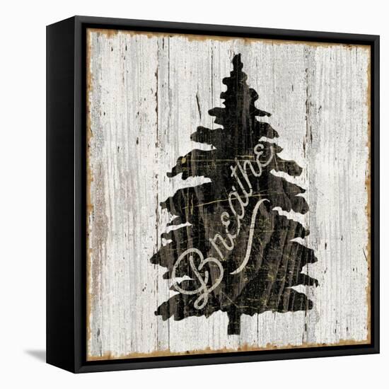 Lake Lodge X Neutral-Sue Schlabach-Framed Stretched Canvas