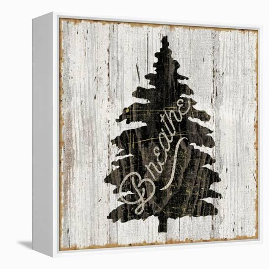 Lake Lodge X Neutral-Sue Schlabach-Framed Stretched Canvas