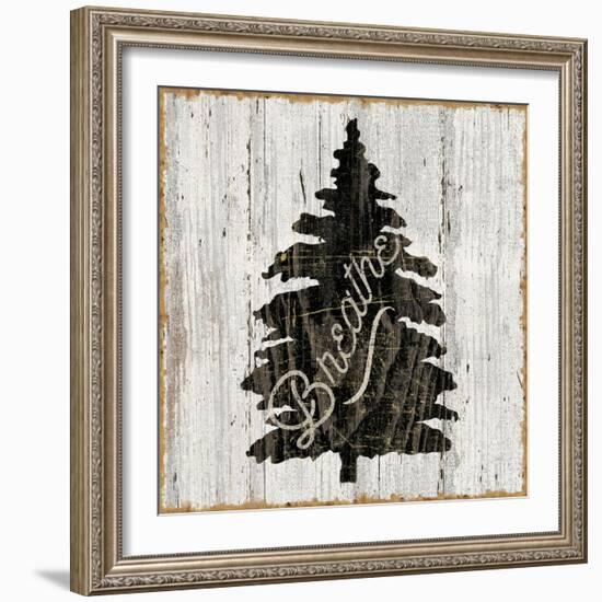 Lake Lodge X Neutral-Sue Schlabach-Framed Art Print