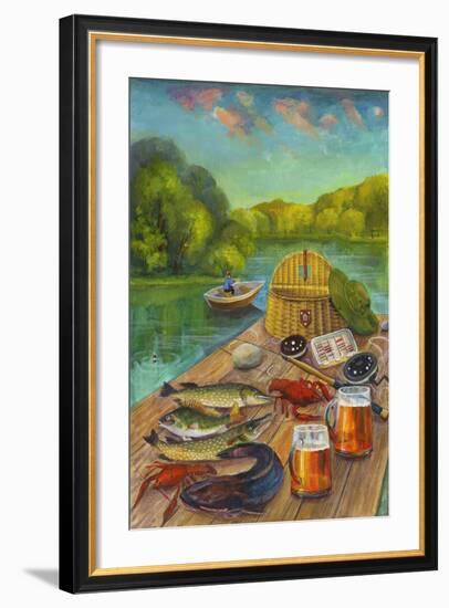 Lake Lodge-ZPR Int’L-Framed Giclee Print