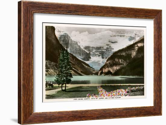 Lake Louise, Alberta, Canada-null-Framed Art Print