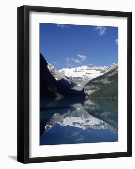 Lake Louise at Dawn, Alberta, CAN-Claire Rydell-Framed Photographic Print