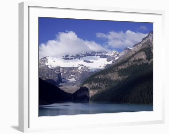 Lake Louise at Dawn, Alberta, CAN-Claire Rydell-Framed Photographic Print