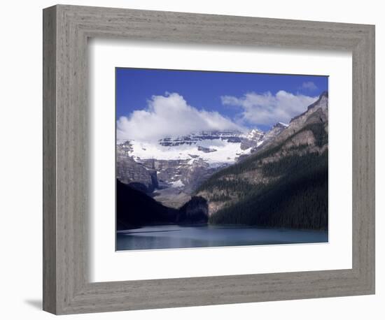 Lake Louise at Dawn, Alberta, CAN-Claire Rydell-Framed Photographic Print