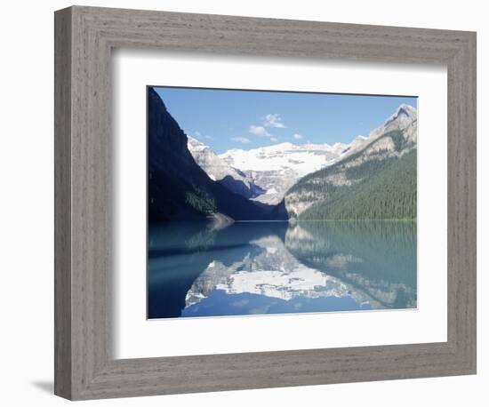 Lake Louise at Dawn, Alberta, CAN-Claire Rydell-Framed Photographic Print