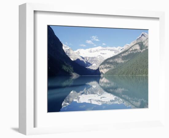 Lake Louise at Dawn, Alberta, CAN-Claire Rydell-Framed Photographic Print