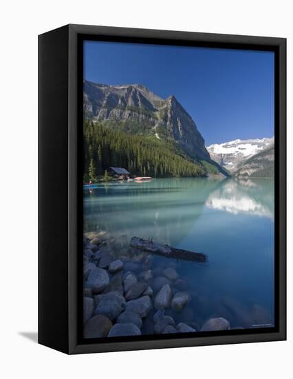 Lake Louise, Banff National Park, Alberta, Canada-Michele Falzone-Framed Premier Image Canvas