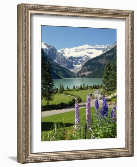 Lake Louise, Banff National Park, UNESCO World Heritage Site, Rocky Mountains, Alberta, Canada-Robert Harding-Framed Photographic Print