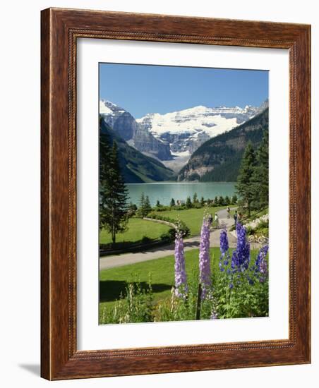 Lake Louise, Banff National Park, UNESCO World Heritage Site, Rocky Mountains, Alberta, Canada-Robert Harding-Framed Photographic Print