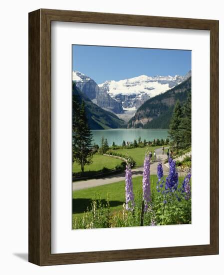 Lake Louise, Banff National Park, UNESCO World Heritage Site, Rocky Mountains, Alberta, Canada-Robert Harding-Framed Photographic Print