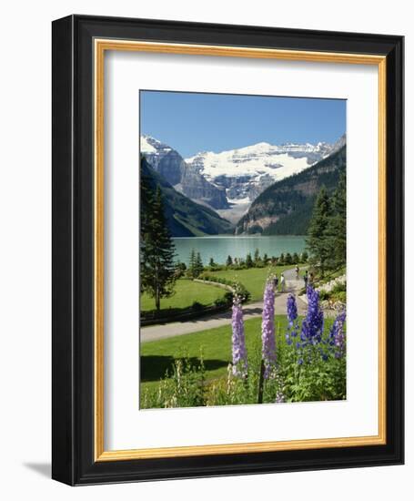 Lake Louise, Banff National Park, UNESCO World Heritage Site, Rocky Mountains, Alberta, Canada-Robert Harding-Framed Photographic Print