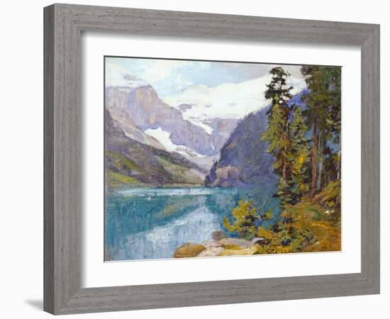 Lake Louise, British Columbia-Edward Henry Potthast-Framed Giclee Print