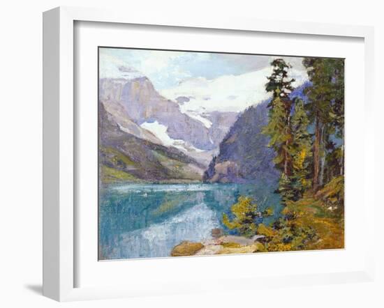 Lake Louise, British Columbia-Edward Henry Potthast-Framed Giclee Print