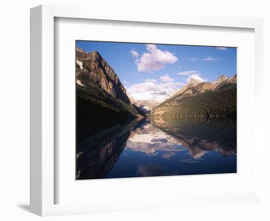 Lake Louise, Mt Victoria, Victoria Glacier, Banff National Park, Alberta, Canada-Adam Jones-Framed Photographic Print