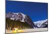 Lake Louise on a Clear Night in Banff National Park, Alberta, Canada-null-Mounted Photographic Print