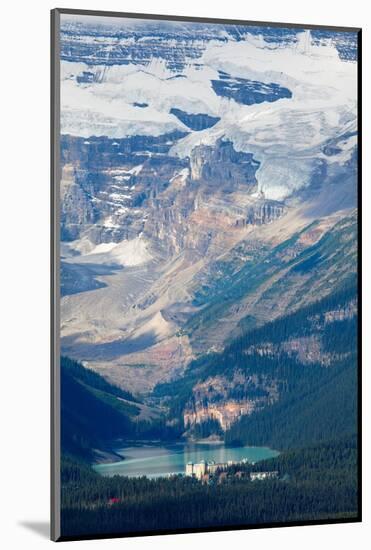 Lake Louise with Mt Victoria, Alberta Canada-George Oze-Mounted Photographic Print