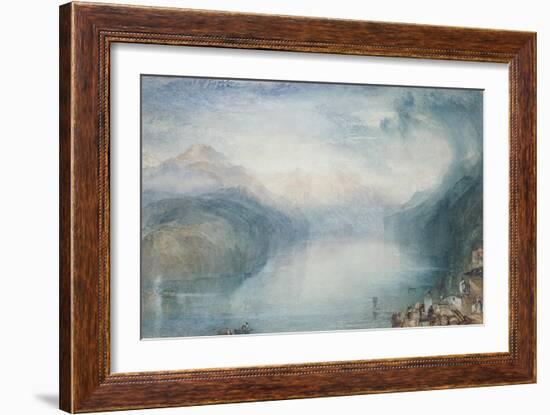 Lake Lucerne: the Bay of Uri-J. M. W. Turner-Framed Giclee Print