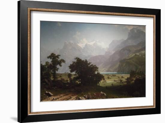 Lake Lucerne-Albert Bierstadt-Framed Art Print