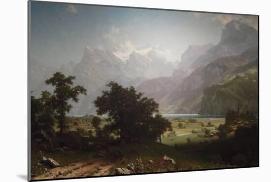 Lake Lucerne-Albert Bierstadt-Mounted Art Print