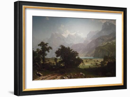 Lake Lucerne-Albert Bierstadt-Framed Art Print