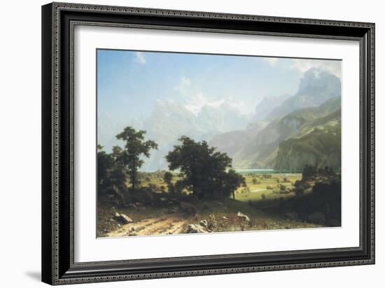 Lake Lucerne-Albert Bierstadt-Framed Art Print