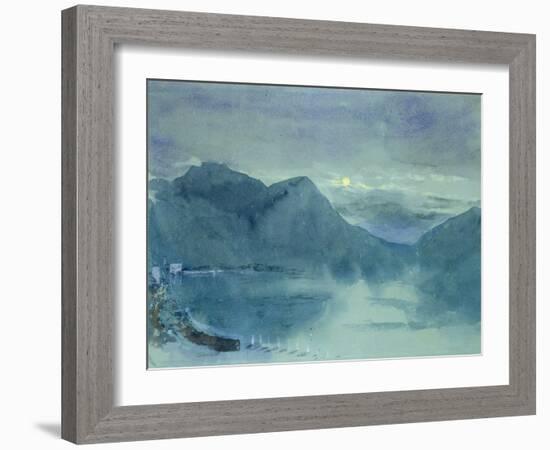 Lake Lugano-John Ruskin-Framed Giclee Print