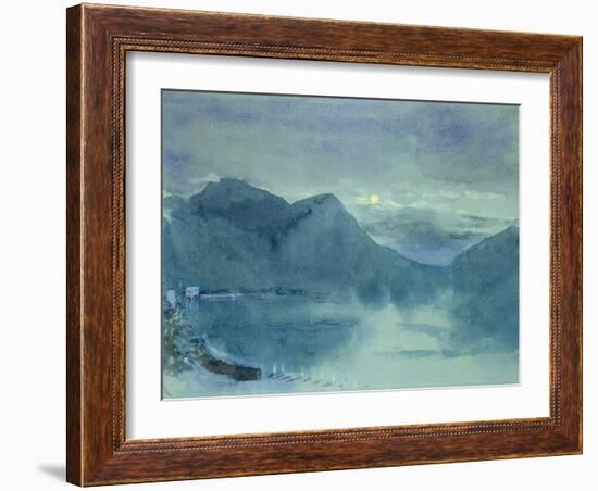 Lake Lugano-John Ruskin-Framed Giclee Print