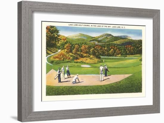 Lake Lure Golf Course, North Carolina-null-Framed Art Print