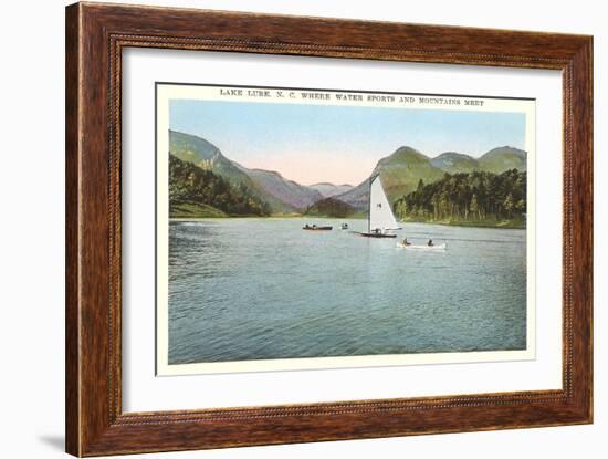 Lake Lure, North Carolina-null-Framed Art Print