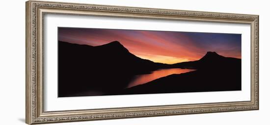 Lake Lurgainn Highlands Scotland-null-Framed Photographic Print