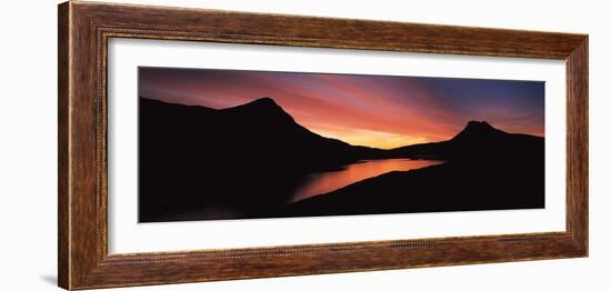 Lake Lurgainn Highlands Scotland-null-Framed Photographic Print