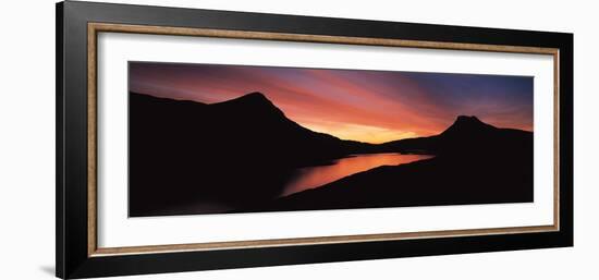 Lake Lurgainn Highlands Scotland-null-Framed Photographic Print