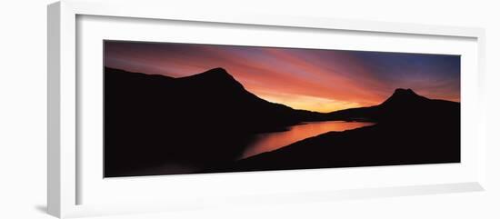 Lake Lurgainn Highlands Scotland-null-Framed Photographic Print