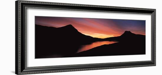 Lake Lurgainn Highlands Scotland-null-Framed Photographic Print