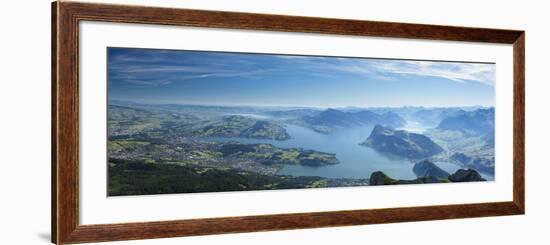 Lake Luzurn from Pilatus, Luzern Canton, Switzerland-Jon Arnold-Framed Photographic Print
