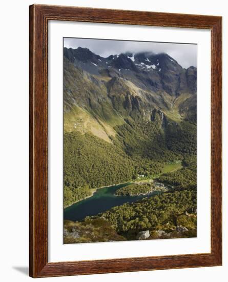 Lake Mackenzie on the Routeburn Track, Fiordland National Park, South Island, New Zealand-Kober Christian-Framed Photographic Print