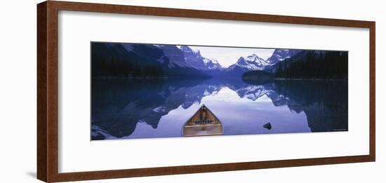 Lake Maligne, Jasper National Park, Alberta, Rockies, Canada-Peter Adams-Framed Photographic Print