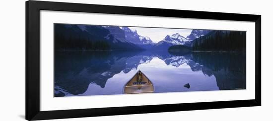 Lake Maligne, Jasper National Park, Alberta, Rockies, Canada-Peter Adams-Framed Photographic Print