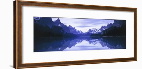 Lake Maligne, Jasper National Park, Alberta, Rockies, Canada-Peter Adams-Framed Photographic Print