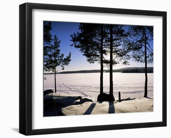 Lake Maridal (Maridalsvannet), Oslo's Reservoir, Oslo, Norway, Scandinavia-Kim Hart-Framed Photographic Print