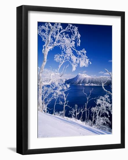 Lake Mashu in Winter-null-Framed Photographic Print