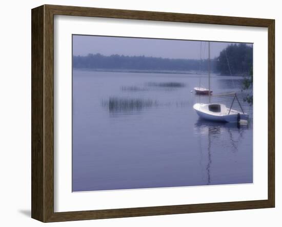 Lake Massabesio Manchester, New Hampshire, USA-null-Framed Premium Photographic Print