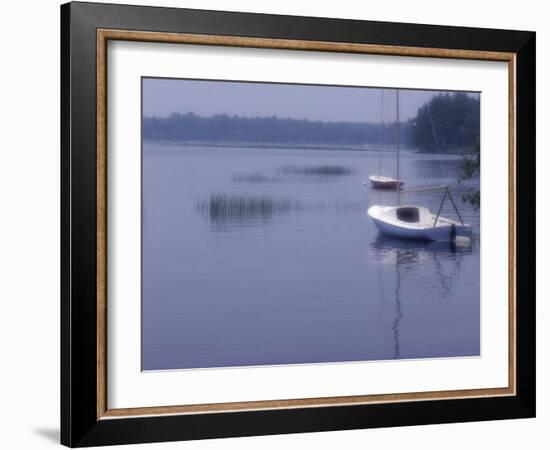 Lake Massabesio Manchester, New Hampshire, USA-null-Framed Premium Photographic Print