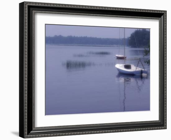 Lake Massabesio Manchester, New Hampshire, USA-null-Framed Premium Photographic Print