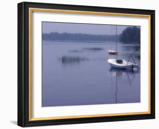 Lake Massabesio Manchester, New Hampshire, USA-null-Framed Premium Photographic Print