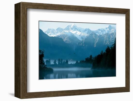 Lake Matheson South Island-null-Framed Art Print