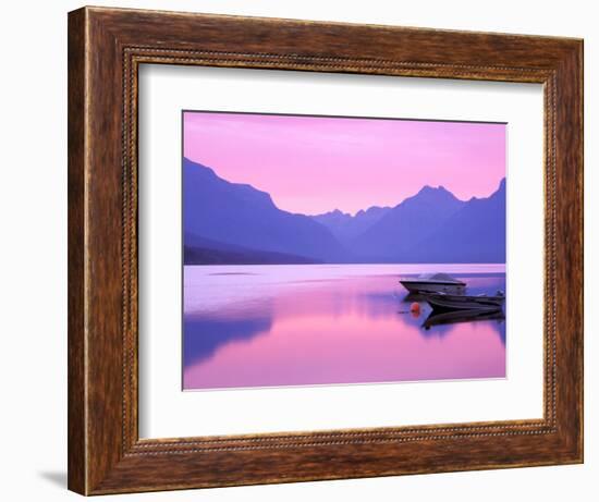 Lake McDonald at Dawn, Glacier National Park, Montana, USA-Jamie & Judy Wild-Framed Photographic Print